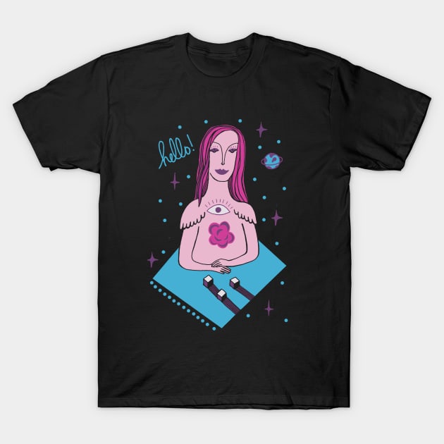 girl T-Shirt by Daria Kusto